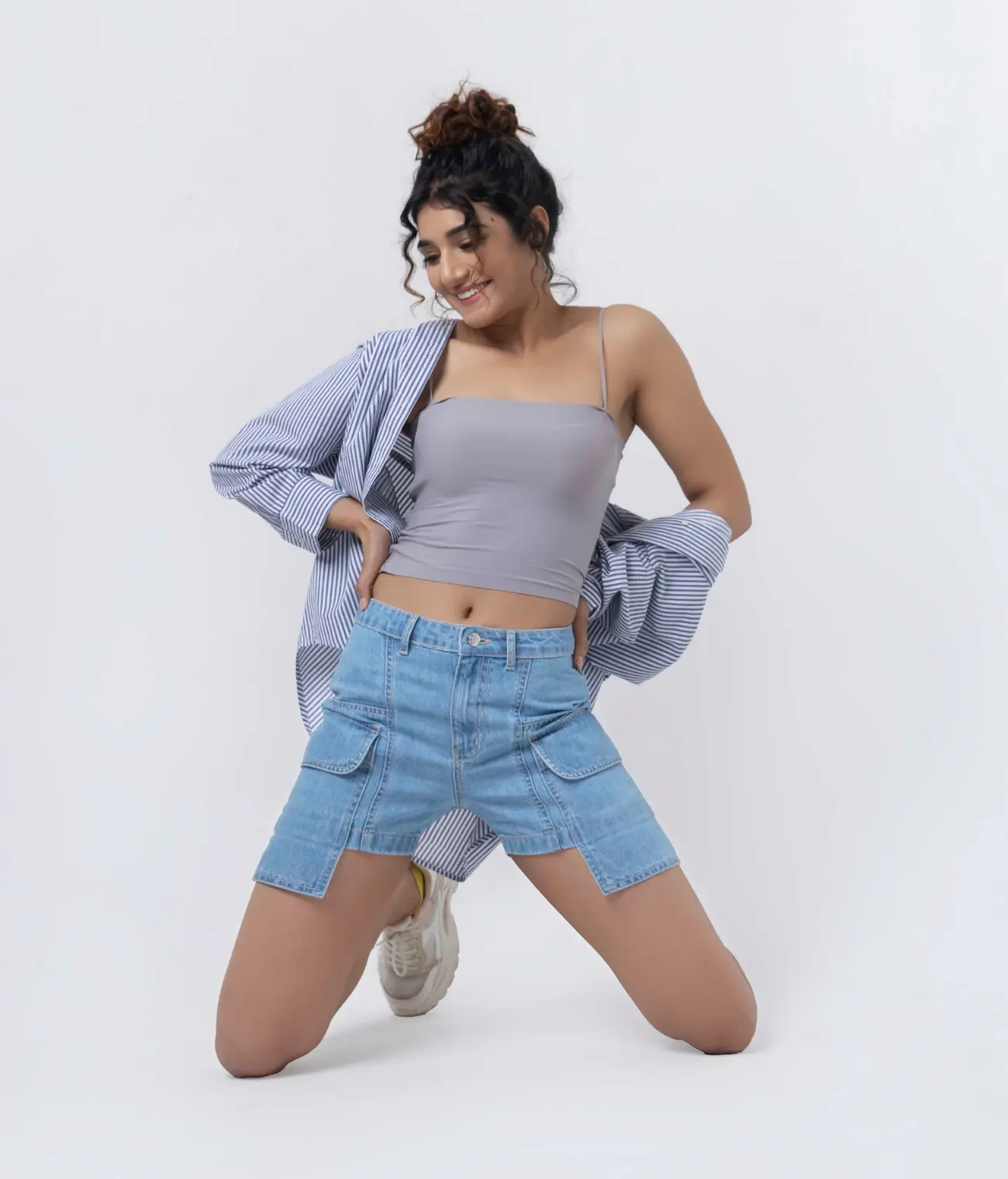 Denim Cargo Short