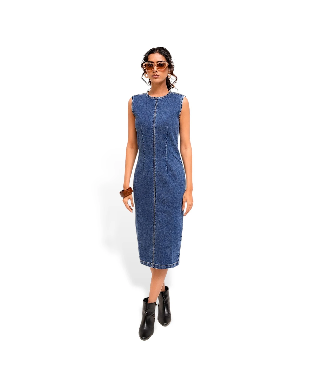 Women Denim Bodycon Dress